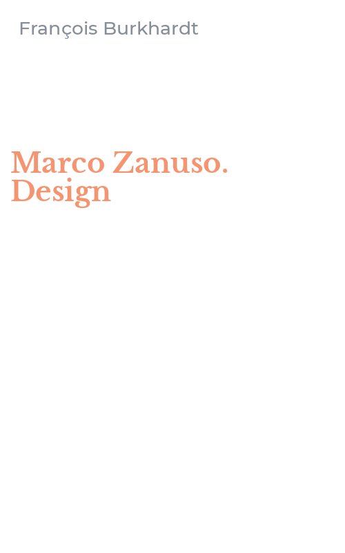 Marco Zanuso. Design