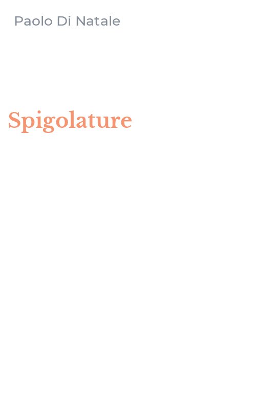 Spigolature