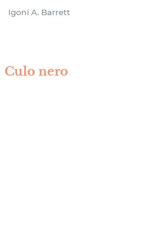 Culo nero