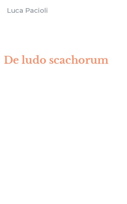 De ludo scachorum