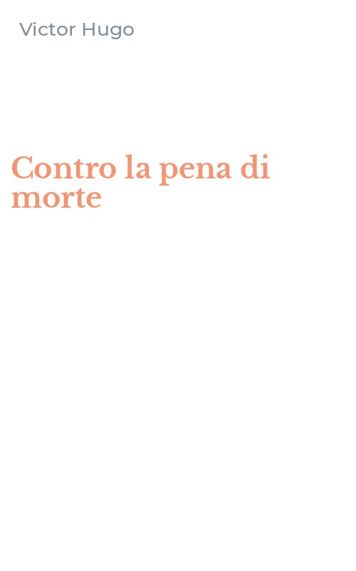 Contro la pena di morte