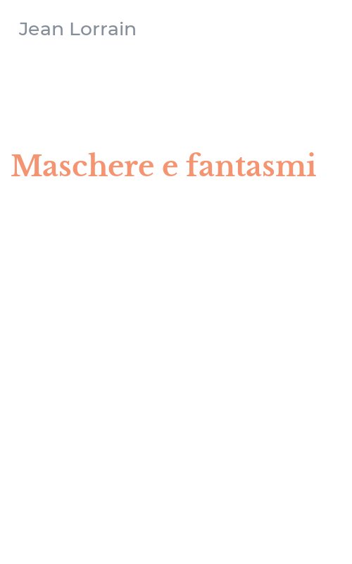 Maschere e fantasmi