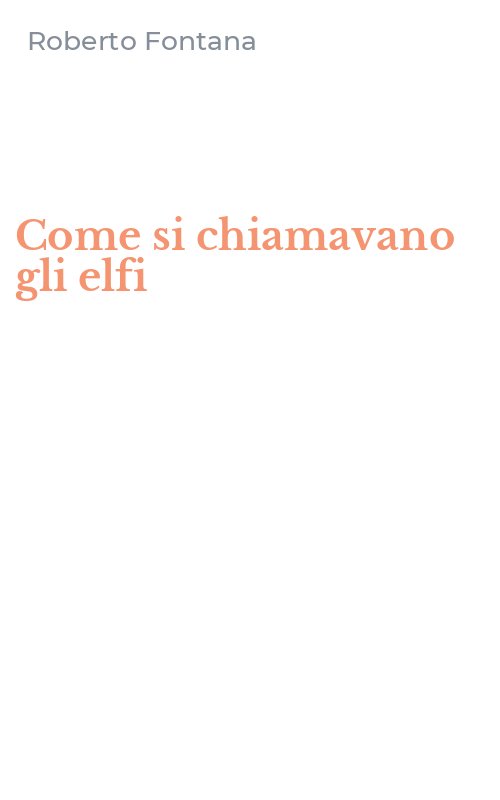 Come si chiamavano gli elfi