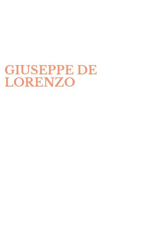 GIUSEPPE DE LORENZO