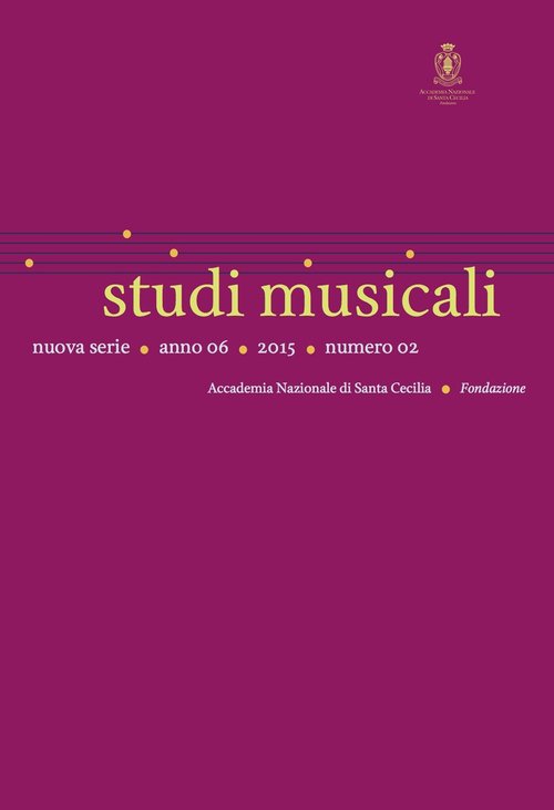 Studi musicali. N.S