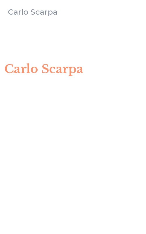Carlo Scarpa