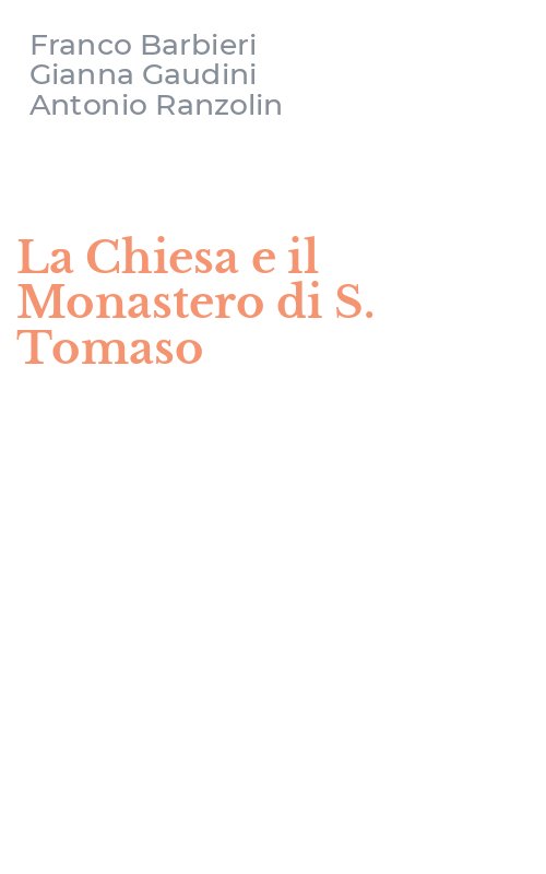 La Chiesa e il Monastero di S. Tomaso