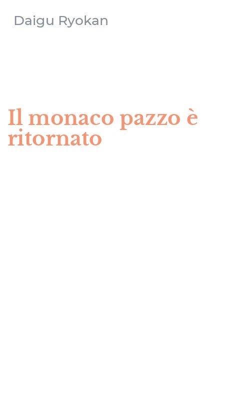 Il monaco pazzo è ritornato