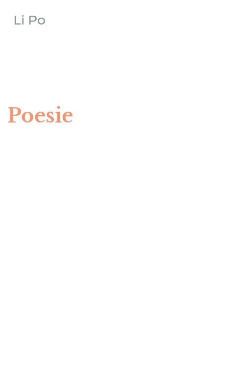 Poesie