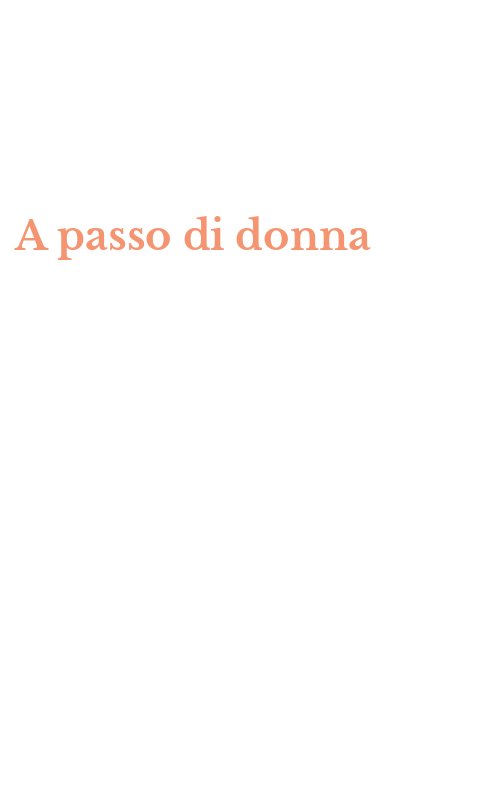 A passo di donna