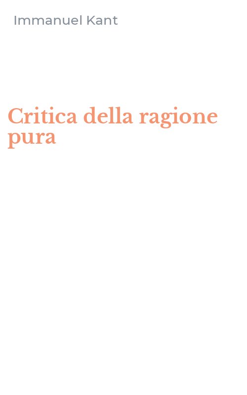 Critica della ragione pura