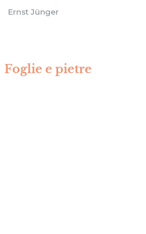 Foglie e pietre