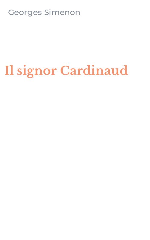 Il signor Cardinaud