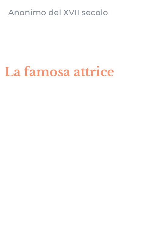 La famosa attrice