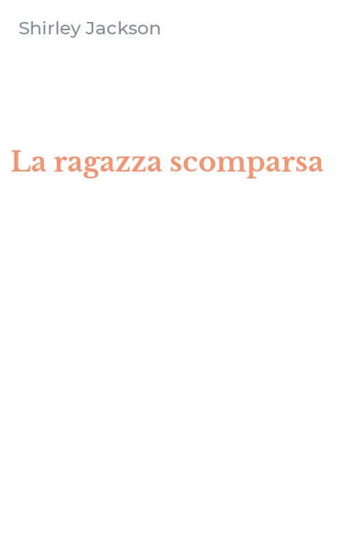 La ragazza scomparsa