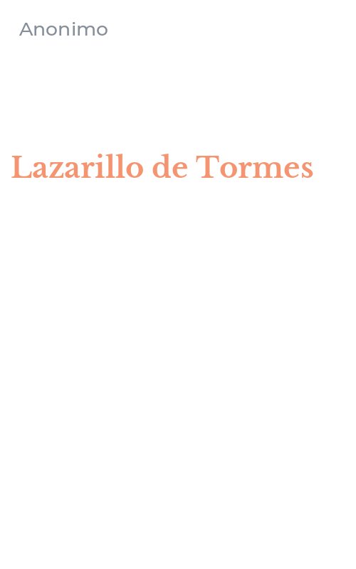 Lazarillo de Tormes
