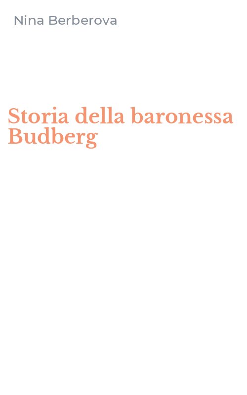 Storia della baronessa Budberg