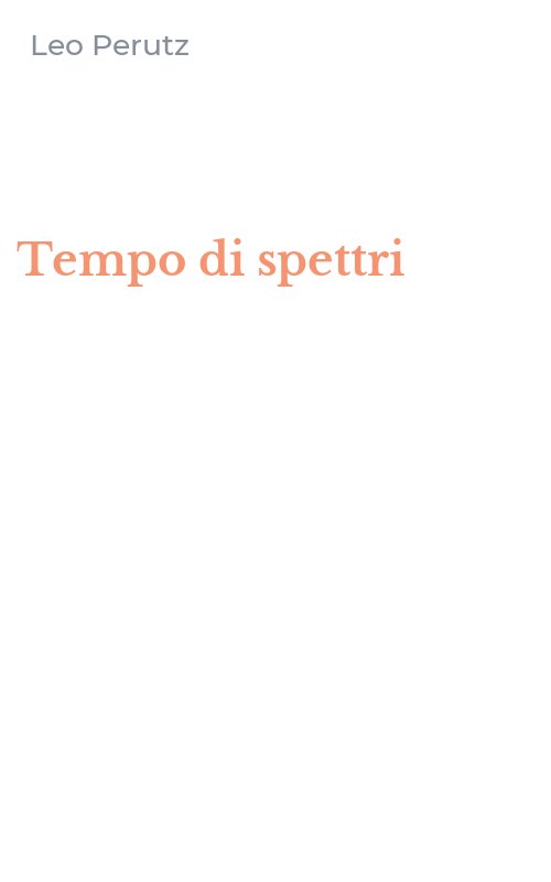Tempo di spettri