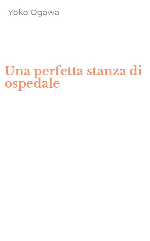 Una perfetta stanza di ospedale