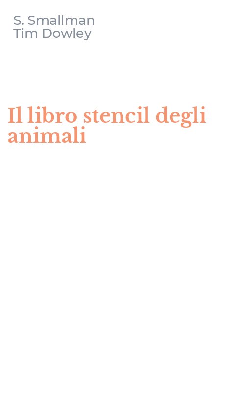 Il libro stencil degli animali