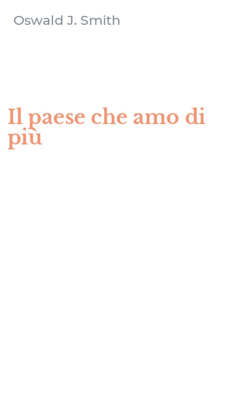 Il paese che amo di più
