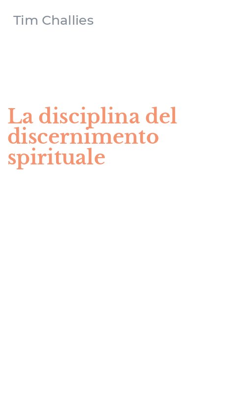La disciplina del discernimento spirituale
