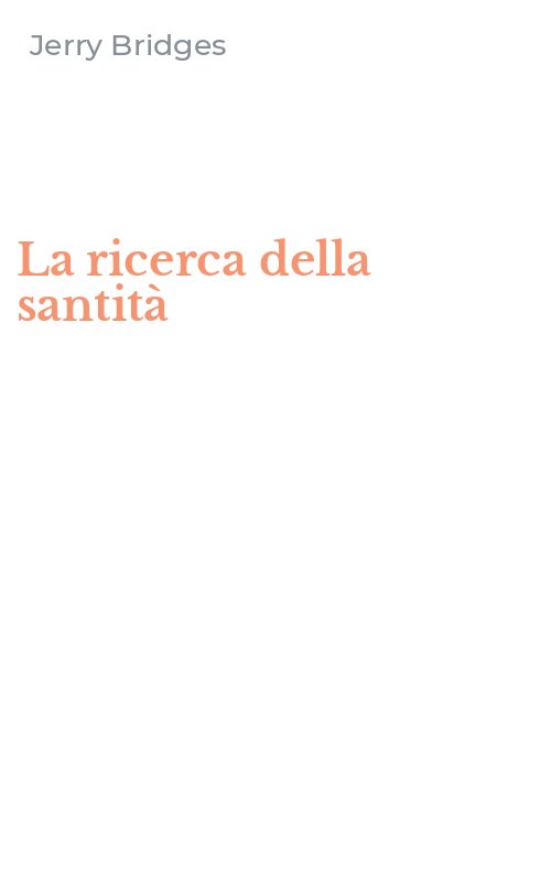La ricerca della santità