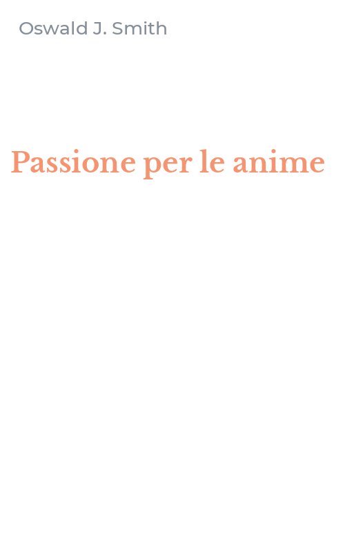Passione per le anime