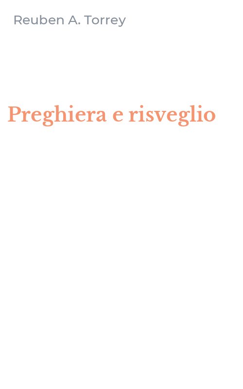 Preghiera e risveglio