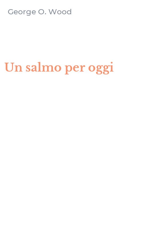 Un salmo per oggi