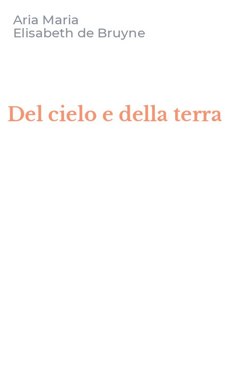 Del cielo e della terra