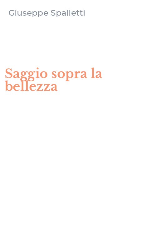 Saggio sopra la bellezza