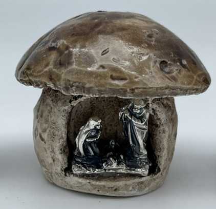 FUNGO PRESEPE RESINA 4CM