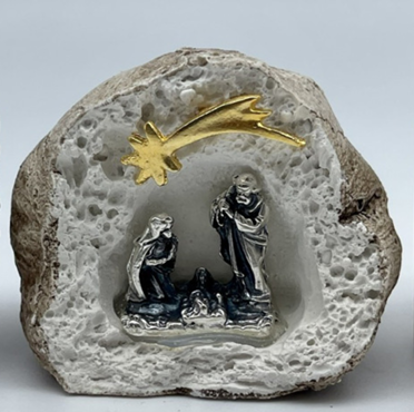GROTTA PRESEPE RESINA 4CM