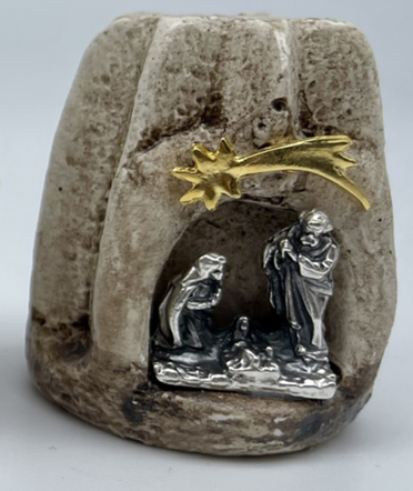 PRESEPE RESINA PANDORO H. 5CM