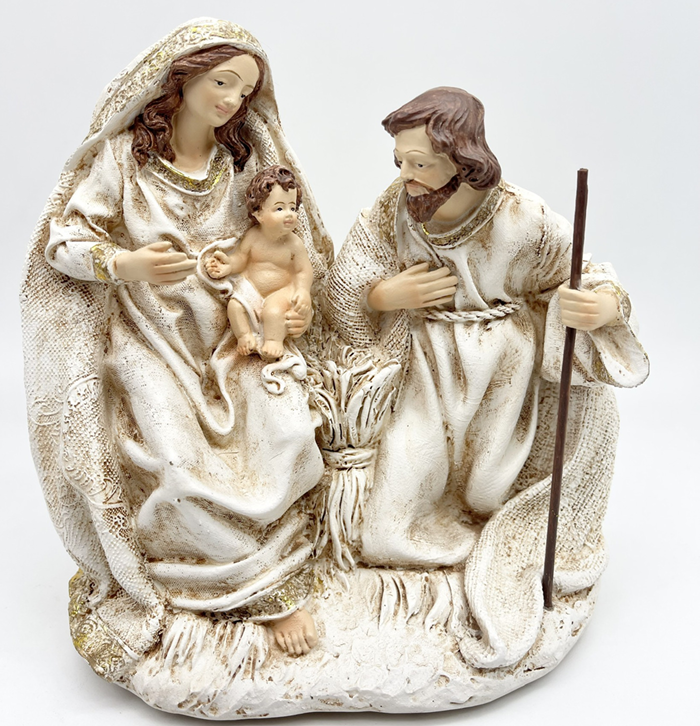 SACRA FAMIGLIA RESINA 18.5 CM