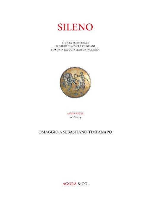 Sileno. Rivista di studi classici e cristiani
