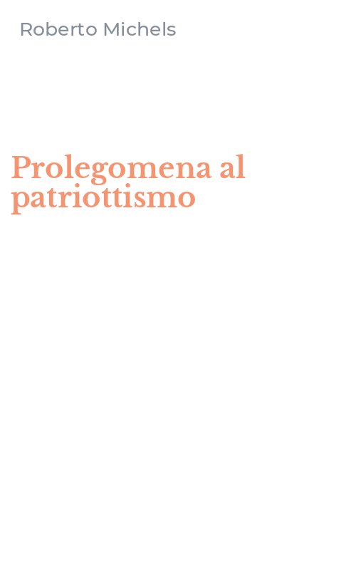 Prolegomena al patriottismo