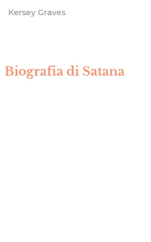 Biografia di Satana