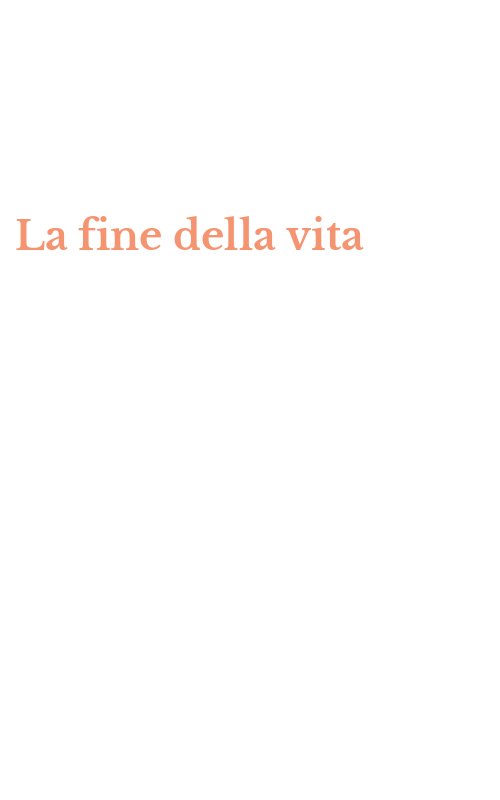 La fine della vita