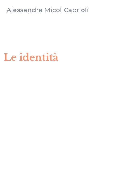 Le identità