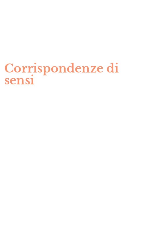 Corrispondenze di sensi