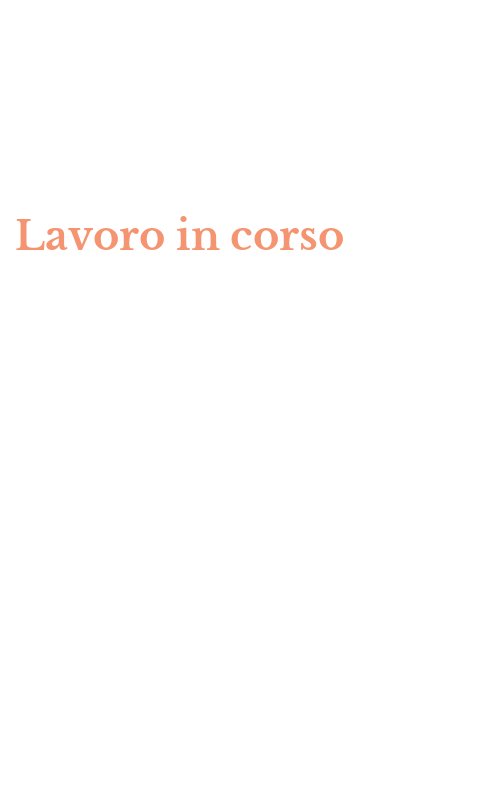 Lavoro in corso