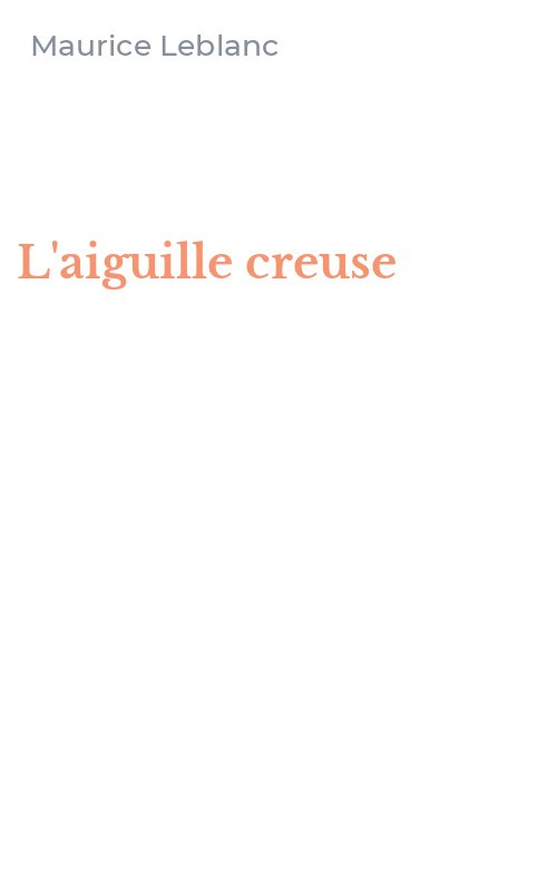 L'aiguille creuse