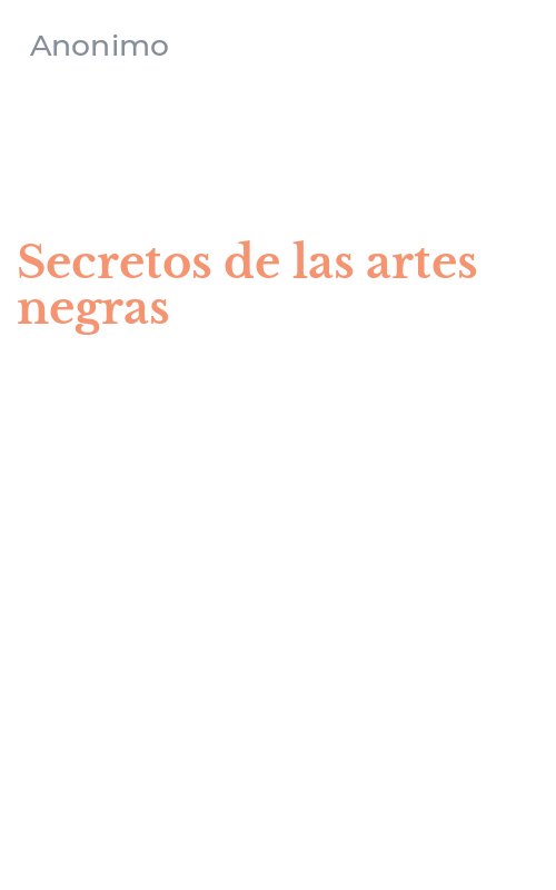 Secretos de las artes negras