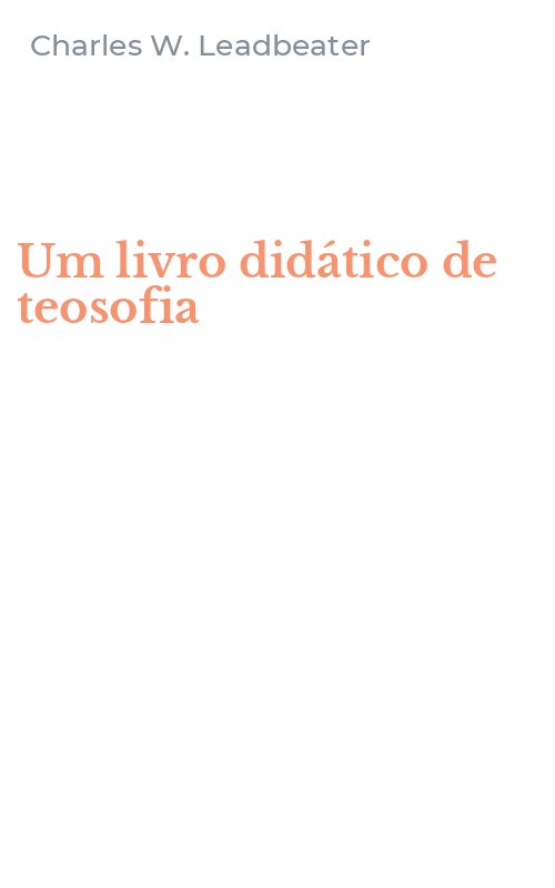 Um livro didático de teosofia