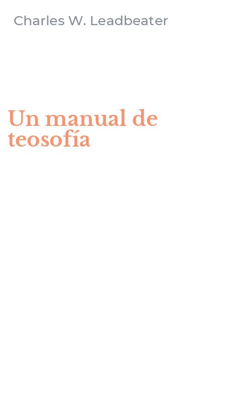 Un manual de teosofía