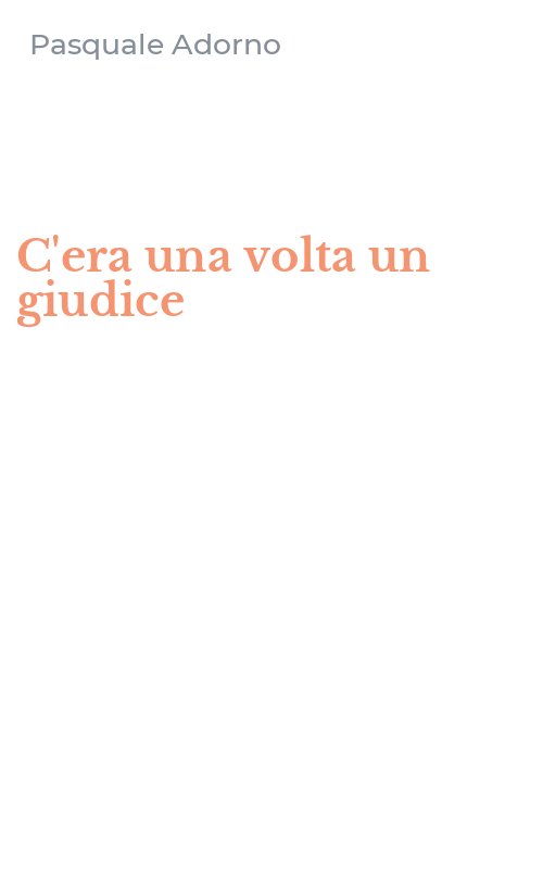 C'era una volta un giudice