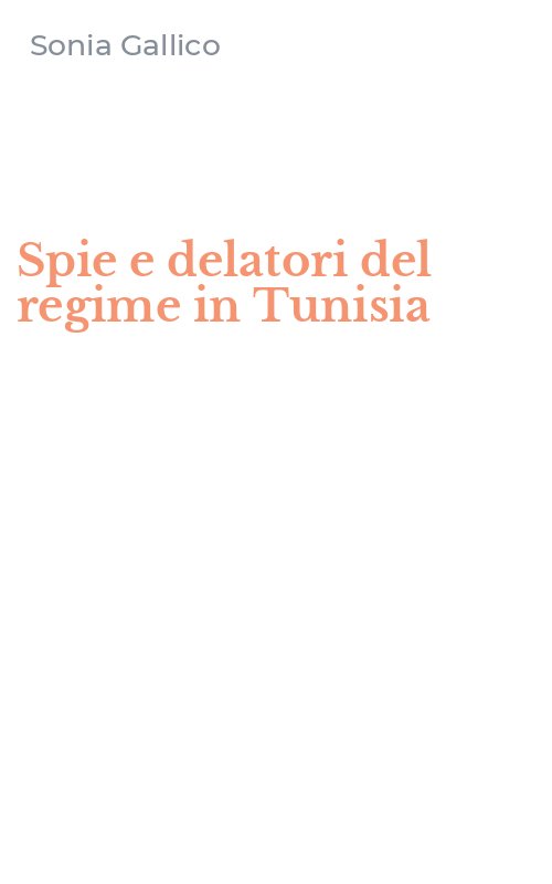 Spie e delatori del regime in Tunisia