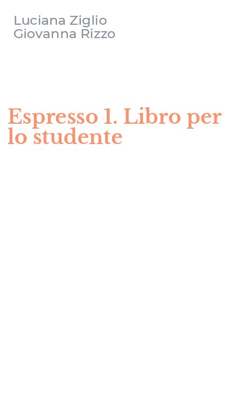 Espresso 1. Libro per lo studente